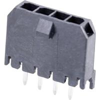 Molex 436500427 Male header, inbouw (standaard) Totaal aantal polen: 4 Rastermaat: 3 mm Inhoud: 1 stuk(s) Tray - thumbnail
