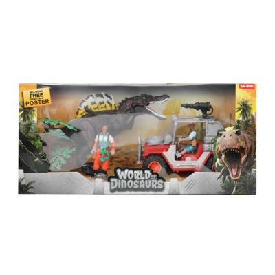 Toi-Toys World of dinosaurs speelset met jeep