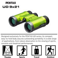 Pentax Verrekijker 9 x 21 mm Dakkant Groen 61813 - thumbnail