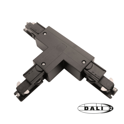 DALI 3-fase rail T-connector rechts | Zwart | ThatsLed | ThatsLed | ThatsLed | ThatsLed