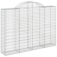 Schanskorven 13 st gewelfd 200x30x140/160 cm ijzer - thumbnail