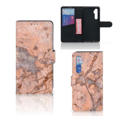 Xiaomi Mi Note 10 Lite | Bookcase | Marmer Oranje