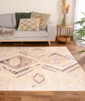 Tapeso Berber vloerkleed wasbaar - Moderna crème - 140x200 cm - thumbnail