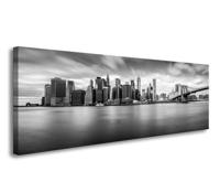 Schilderij - New York Zwart-Wit, 120X40cm, 1luik - thumbnail