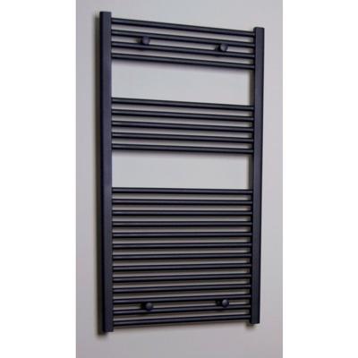 Sanicare Design Radiator - 111.8x60cm - 730W - recht - mat zwart HRA 601118A