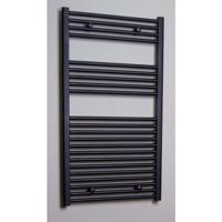 Sanicare Design Radiator - 111.8x60cm - 730W - recht - mat zwart HRA 601118A - thumbnail