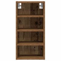 Hangkast Riga 30x29,5x60 cm bewerkt hout oud houtkleurig - thumbnail