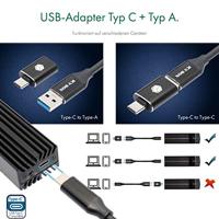 ICY BOX 60713 M.2 SSD-behuizing USB-C 3.2 Gen 2 - thumbnail