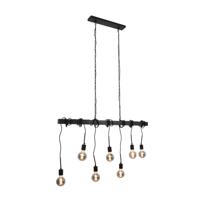 Urban Interiors Hanglamp 'Blox' 7-lamps, kleur Zwart - thumbnail