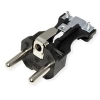 Bachmann 913.169 Stekker met randaarde Massief rubber 250 V Zwart IP44, IP20 - thumbnail