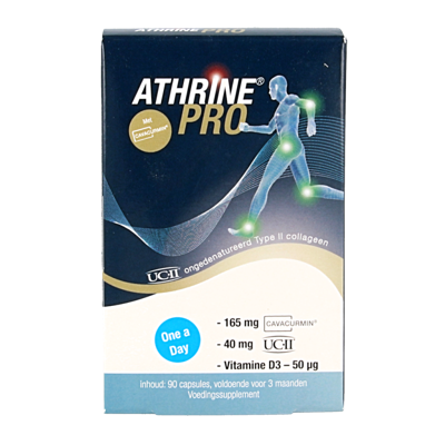 Athrine PRO - UC-II Cavacurmin en Vitamine D3 90 Capsules
