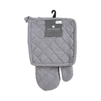 Ovenwant en Pannenlapset Atmosphera Grijs Katoen