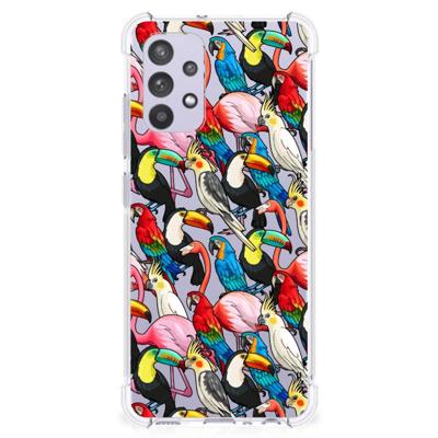 Samsung Galaxy A32 4G | A32 5G Enterprise Editie Case Anti-shock Birds Samsung Galaxy A32 4G | A32 5G Enterprise Editie Case Anti-shock Birds