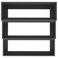 Tuin Bloempot Zwart 90 x 90 x 35 cm Staal - thumbnail