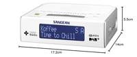 Sangean DCR-89+ Wekkerradio DAB+, VHF (FM) AUX Wit - thumbnail