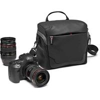 Manfrotto MB MA2-SB-M Advanced² M, middelgrote schoudertas voor spiegelloze CSC-camera's met standaard lenzen, met meerdere zakken, statiefbevestiging, afneembare schouderriem, gecoate stof - thumbnail
