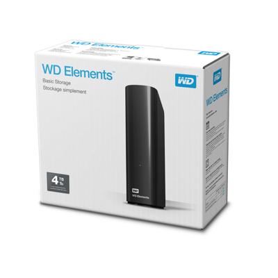 Externe Harde Schijf Western Digital WD Elements Desktop Zwart 4 TB HDD - thumbnail
