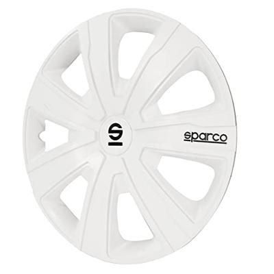 4-Delige Sparco Wieldoppenset Palermo 14-inch wit SP1481WH