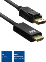 ACT DisplayPort naar HDMI adapterkabel, 1,8 m - thumbnail