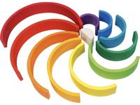 Goki regenboog bouwblokken, 11dlg. - thumbnail