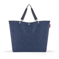 Reisenthel Shopper XL-Herringbone Dark Blue - thumbnail