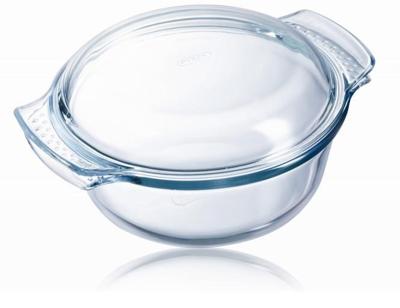 Pyrex ronde ovenschaal met deksel 1,4ltr