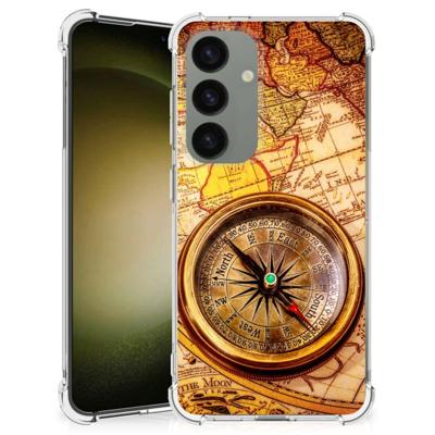 Samsung Galaxy S24 Telefoonhoesje met valbescherming Kompas Samsung Galaxy S24 Telefoonhoesje met valbescherming Kompas