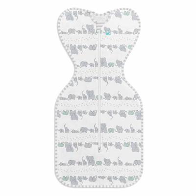 Love to Dream Babydoek Swaddle Up Lite fase 1 S olifant wit