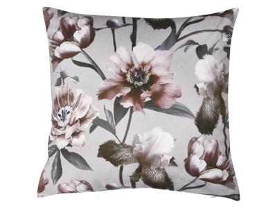 LIVARNO Kussenhoes 40 x 40 cm (Bloemen beige)