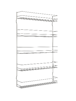 Metaltex Space Saver Smart Kitchen Pepito Kruidenrek 5 Etages 36x8x58 cm Zilver Metaltex Space Saver Smart Kitchen Pepito Kruidenrek 5 Etages 36x8x58 cm Zilver