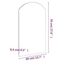 VidaXL Spiegel 70x40 cm glas - thumbnail