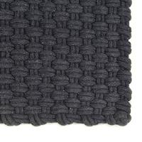 Vloerkleed rechthoekig 160x230 cm jute antracietkleurig - thumbnail
