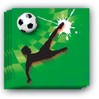Sportieve Goal Servetten 20 stuks - thumbnail