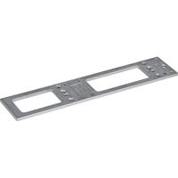 GEZE 1400-0002 Montageplaat Zilver - thumbnail