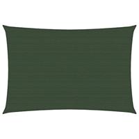 VidaXL Zonnezeil 160 g/m² 2,5x4 m hdpe donkergroen - thumbnail