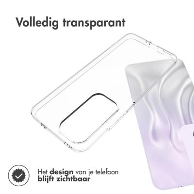Accezz Clear Backcover Oppo Reno 12 Pro Telefoonhoesje Transparant