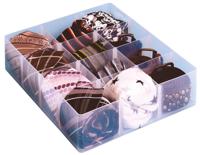 Really Useful Box, office divider met 12 vakjes, transparant - thumbnail