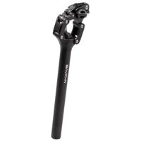 M-Wave Zadelpen parallelogram 31.6mm 350mm mat zwart - thumbnail