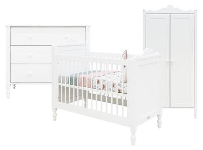 Bopita Belle 3-delige babykamer - Wit