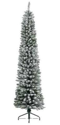 Everlands Pencil pine kunstkerstboom besneeuwd groen 150cm