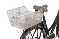 Basil Fietsmand cento flower achtermand 24 x 38,5 x 11 cm - nude metallic - thumbnail