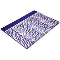 Pergamy Ethnic elastomap met kleppen, ft A4, blauw - thumbnail