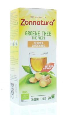 Zonnatura Groene Thee met Gember
