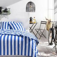 Bedset - Vandaag Summer Stripes - 240x220 cm - 2 personen - katoen gedrukt gehaast - thumbnail
