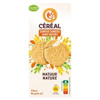 Cereal Zandkoekjes natuur zonder suikers 132 Gram - thumbnail