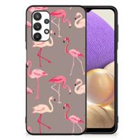 Samsung Galaxy A32 5G Dierenprint Telefoonhoesje Flamingo - thumbnail