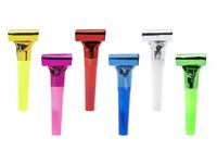 Gekleurde roltong toeters 6 stuks - thumbnail