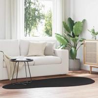 Tapijt HUARTE Zwart 100 x 200 cm Polyester - thumbnail