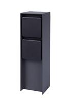 BOLD 11022 Buitenstopcontact 2-voudig Antraciet Zonder kabel - thumbnail