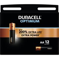 Batterij duracell optimum 12x aa - thumbnail